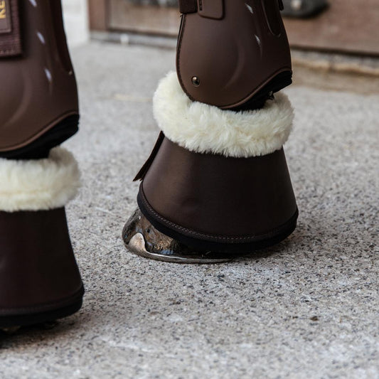 Sheepskin Leather Overreach Boots | Kentucky Horsewear | — Image 2