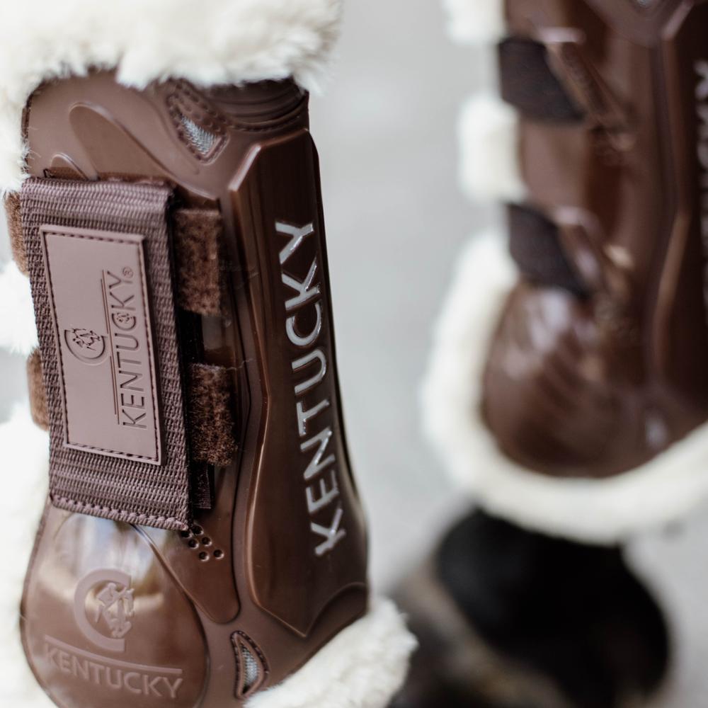 Vegan Sheepskin Tendon Boots Velcro | Kentucky Horsewear | Comfort — Image 5