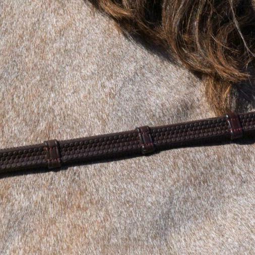 1/2" Rubber Reins With 7 Leather Loops | Dy'on |