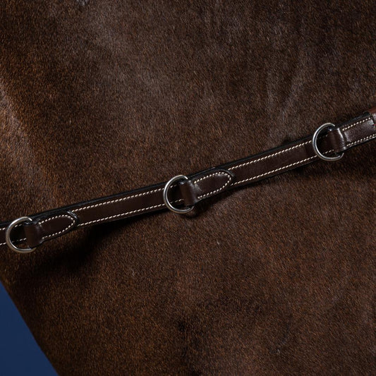 1/2'' Howlett Rubber Reins with 3 Dee and 7 leather loops | Dy'on | — Image 2