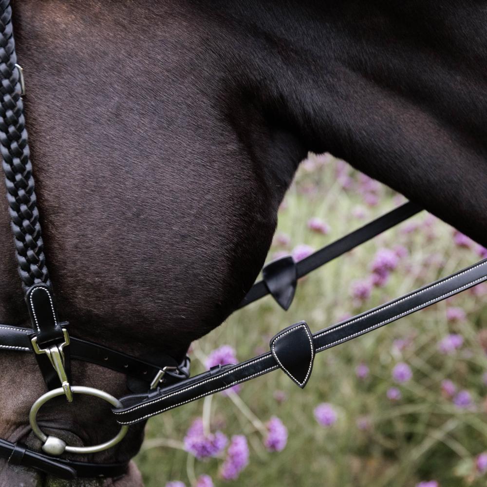 1/2 Soft Leather reins 8 Integrated Stoppers | Dy'on | — Image 2