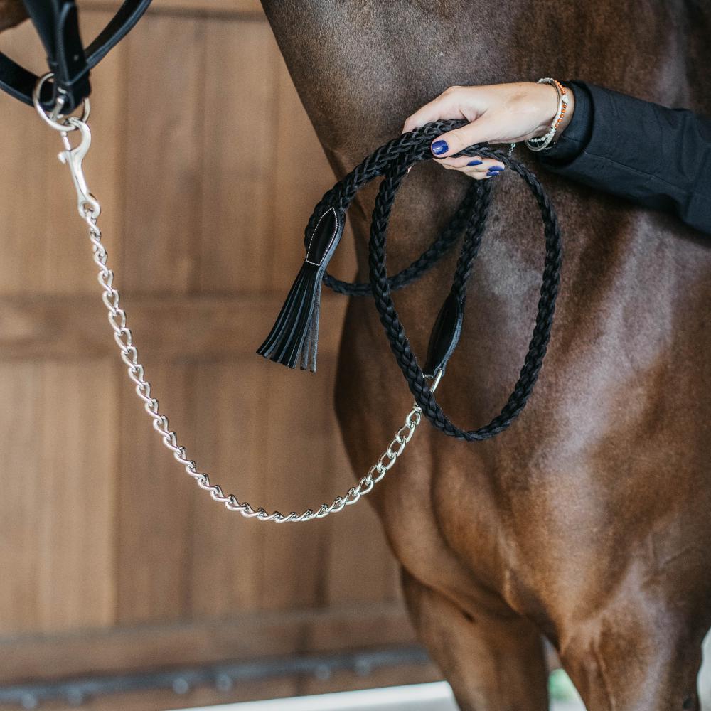 Plaited Lead with chain | Dy'on | DurableLeather — Image 5