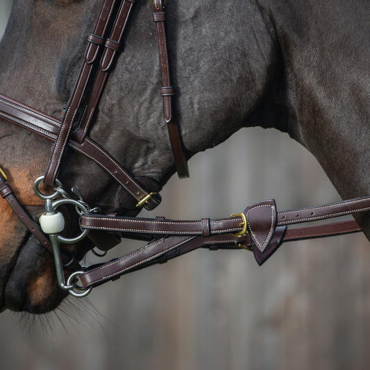 1/2" Converter Rubber Reins With 7 Leather Loops | Dy'on |