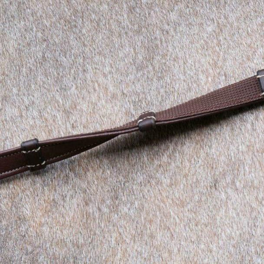 5/8" Hunter Reins With 7 Leather Loops | Dy'on | — Image 2