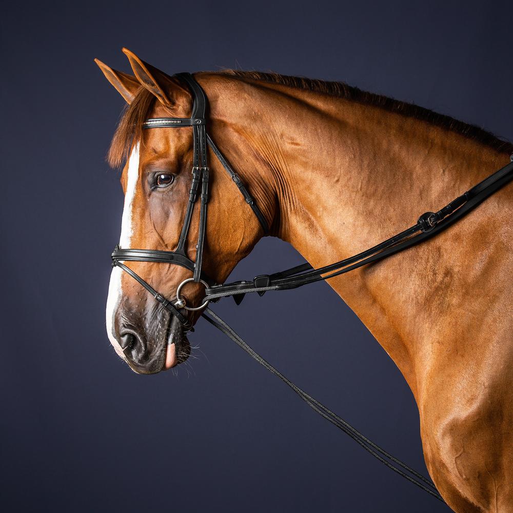 Leather/Nylon Draw Reins 5/8" | Dy'on | ComfortableGrip — Image 6