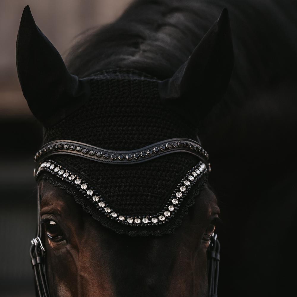 Black Swarovski V-Shaped Browband | Dy'on | elegantdesign — Image 5
