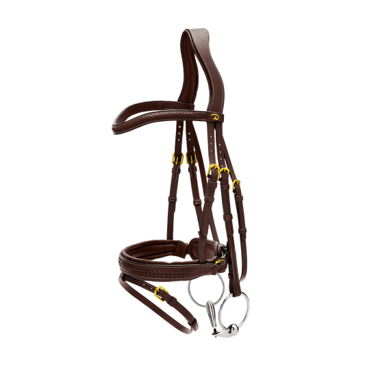 Plaited Flash Noseband Bridle with Pull back DY | Dy'on | elegance