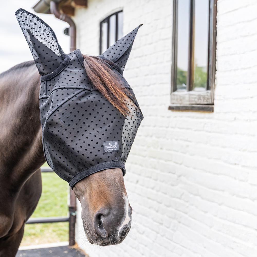 Fly Mask Heart with Ears and Nose | Kentucky Horsewear | flyprotection — Image 10