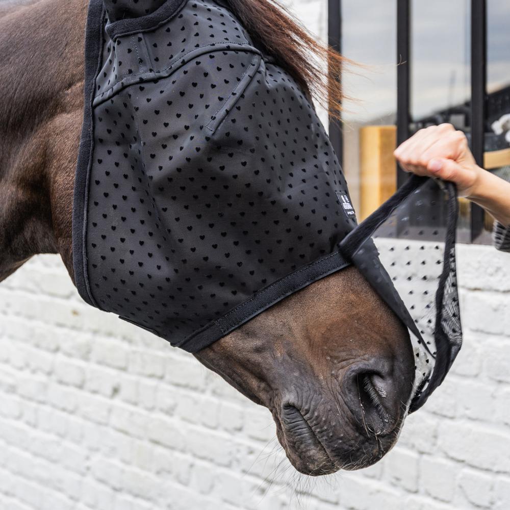 Fly Mask Heart with Ears and Nose | Kentucky Horsewear | flyprotection — Image 9