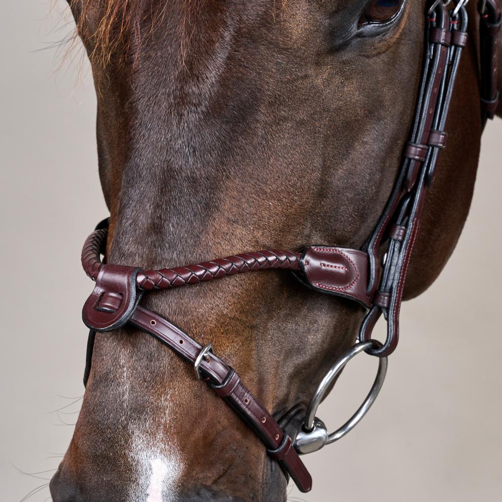 Braided Noseband Bridle with Removable Flash NE | Dy'on | Durability — Image 3