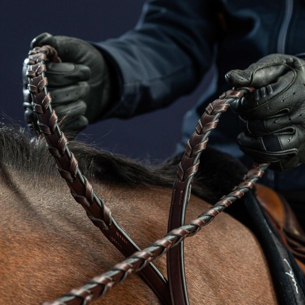 1/2" Laced Reins | Dy'on | — Image 4