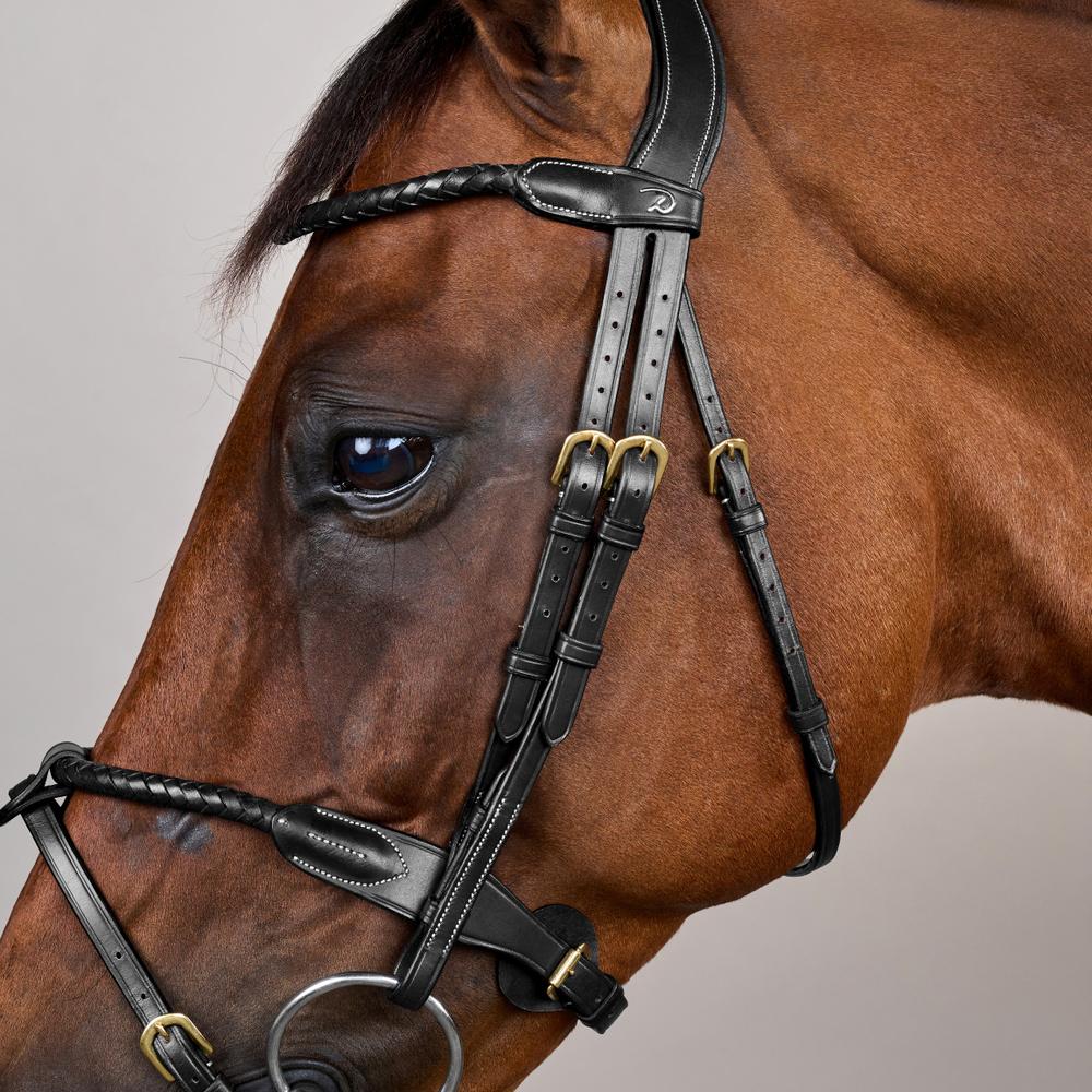 Braided Flash Noseband Bridle DY | Dy'on | premiumleather — Image 10