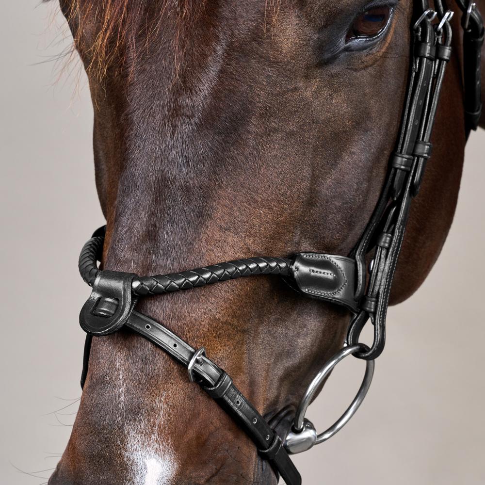 Braided Noseband Bridle with Removable Flash NE | Dy'on | Durability — Image 12