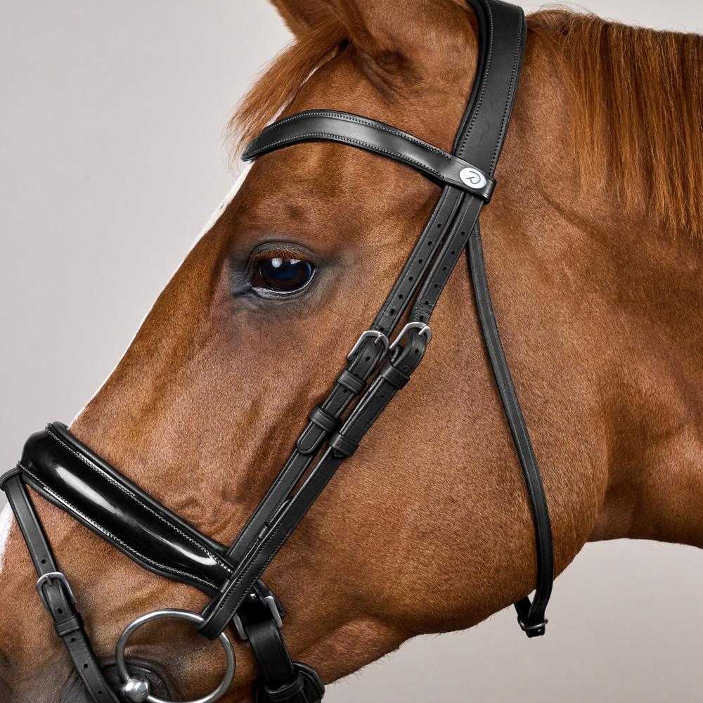 Patent Large Crank Noseband Bridle With Flash WO | Dy'on | Comfort — Image 8