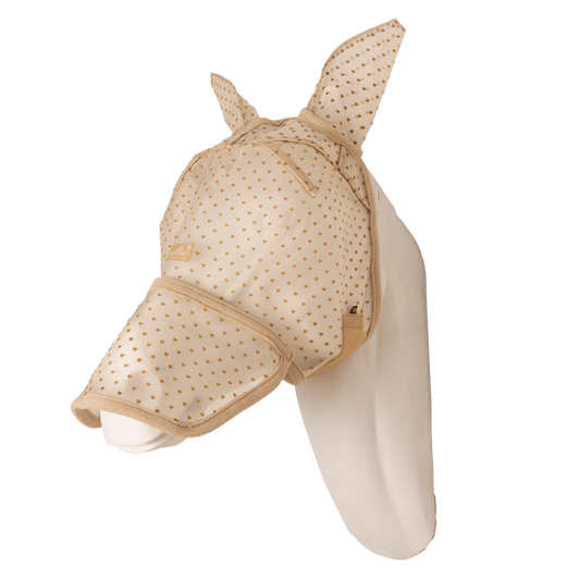 Fly Mask Heart with Ears and Nose | Kentucky Horsewear | flyprotection