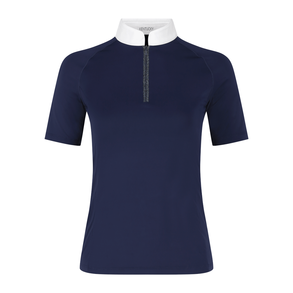 Show Shirt Women Classic with Glitter Zipper Short Sleeve | Kentucky Horsewear | ShirtElegance