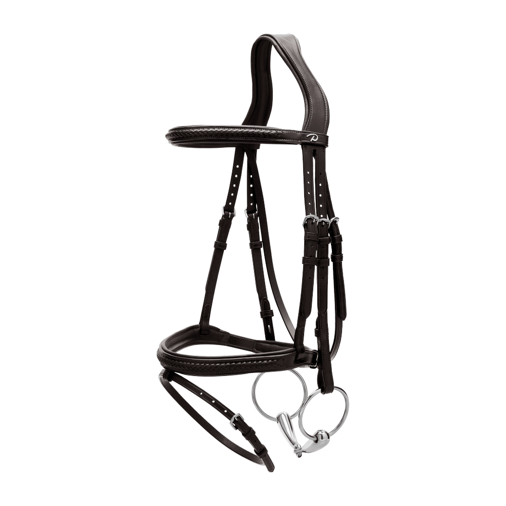 Plaited Flash Noseband Bridle NE | Dy'on | Comfort — Image 6