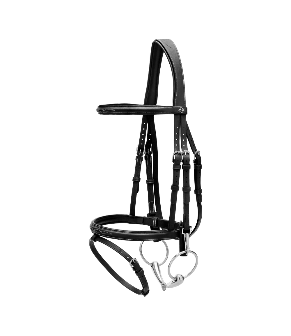 Flash Noseband Bridle with Snap Cheekpieces WO | Dy'on | Durable — Image 6