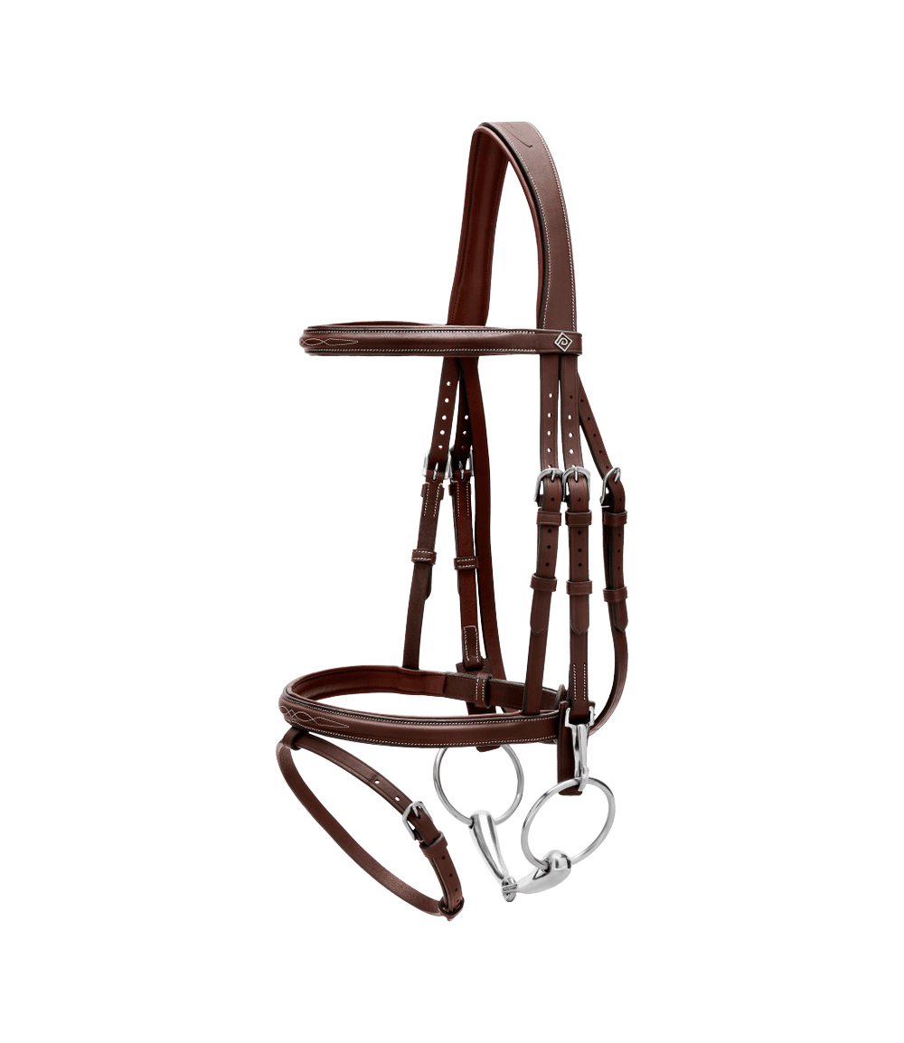 Flash Noseband Bridle with Snap Cheekpieces WO | Dy'on | Durable