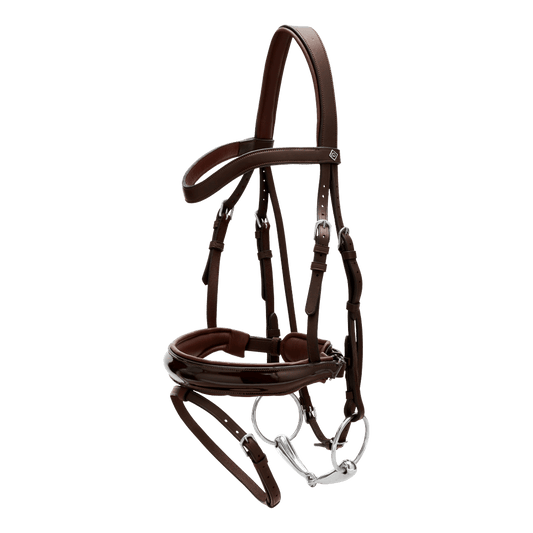 Patent Large Crank Noseband Bridle With Flash WO | Dy'on | Comfort