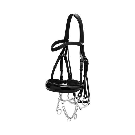 Patent Large Crank Noseband Double Bridle | Dy'on | elegantdesign