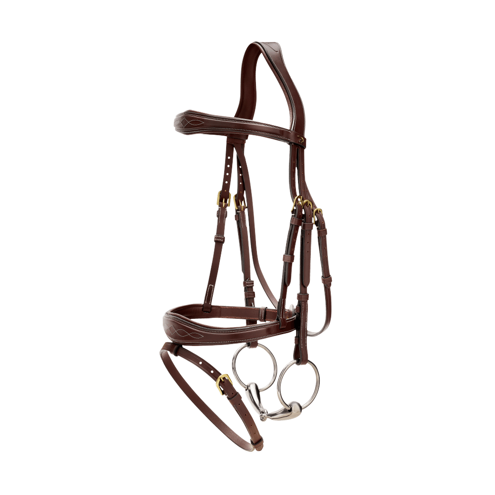 Anatomic Flash Noseband Bridle DY | Dy'on | luxuriousleather