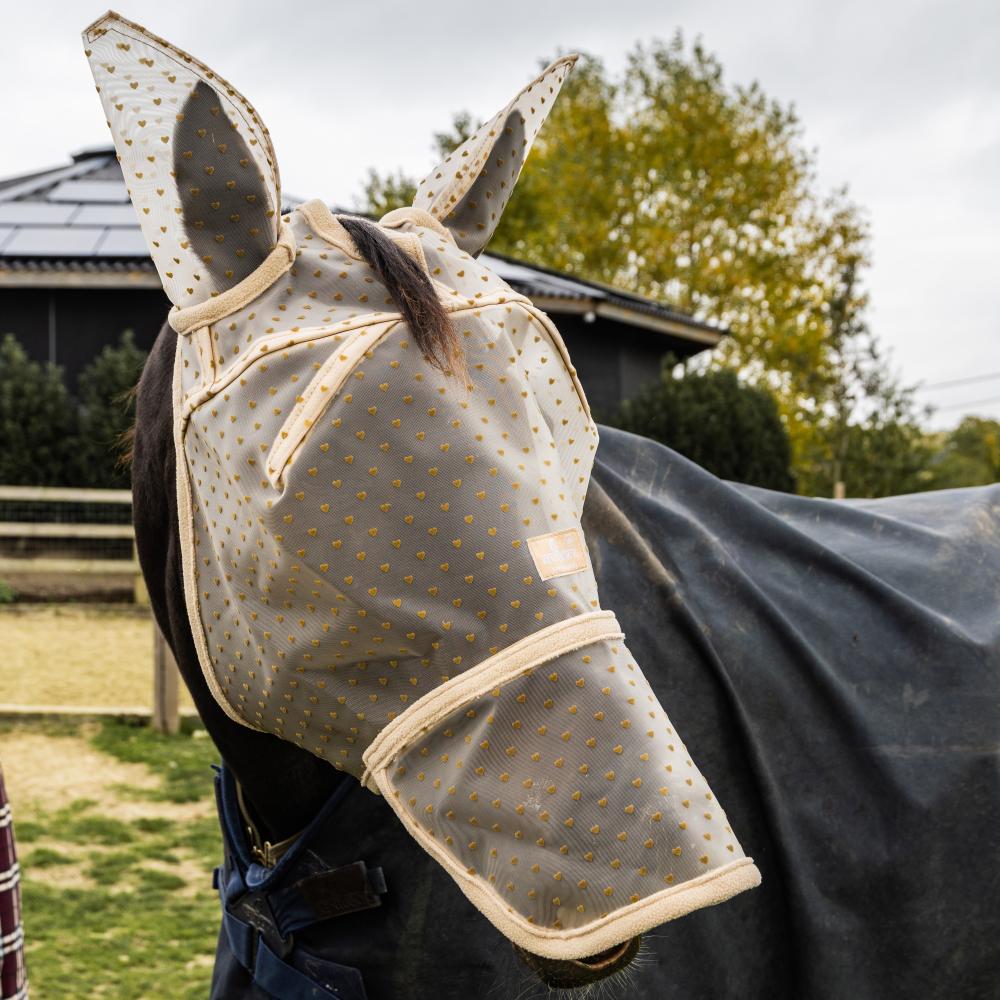 Fly Mask Heart with Ears and Nose | Kentucky Horsewear | flyprotection — Image 5