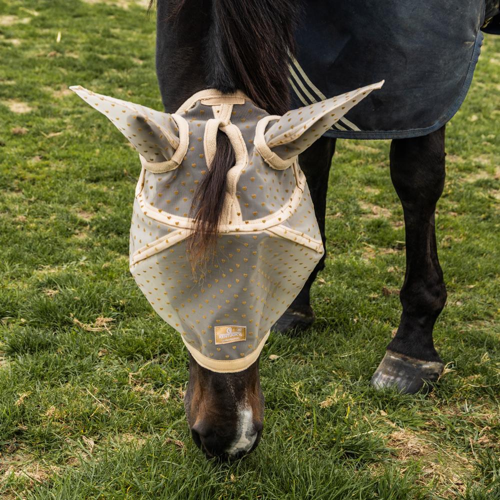 Fly Mask Heart with Ears and Nose | Kentucky Horsewear | flyprotection — Image 7