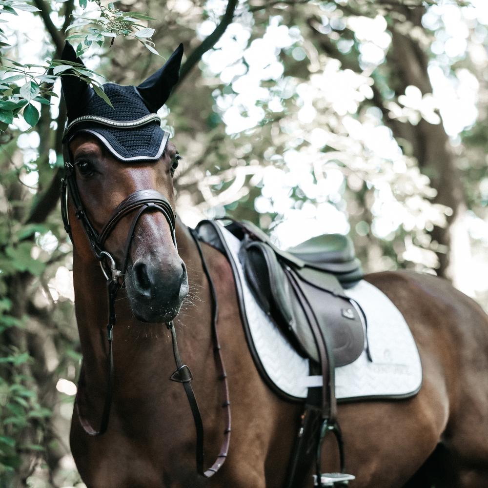 Saddle Pad Leather Fishbone Jumping | Kentucky Horsewear | Luxury — Image 12