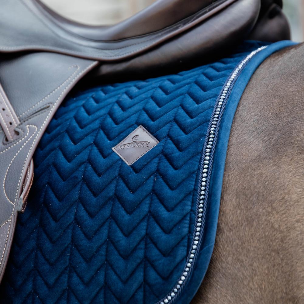 Saddle Pad Velvet Pearls Jumping | Kentucky Horsewear | luxuriousvelvet — Image 15