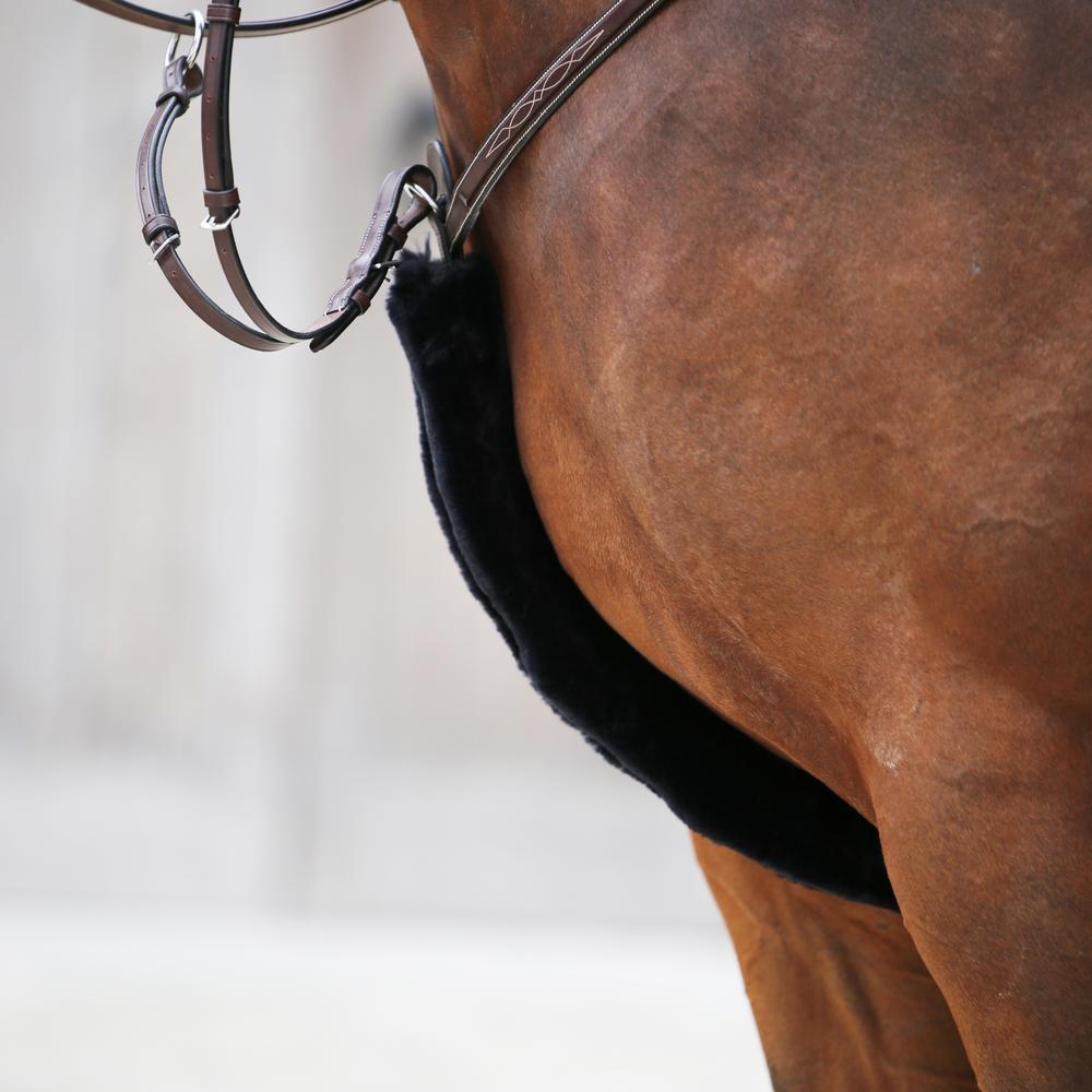 Sheepskin Breastplate & Rein cover | Kentucky Horsewear | Comfort — Image 4