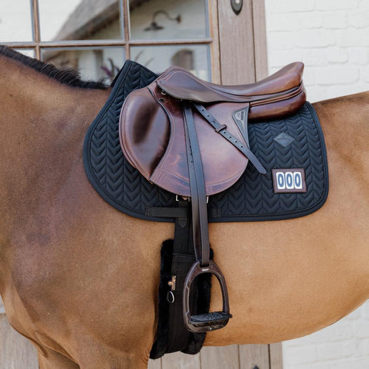 Kentucky Saddle Pad Fishbone Competition 2 numbers Jumping