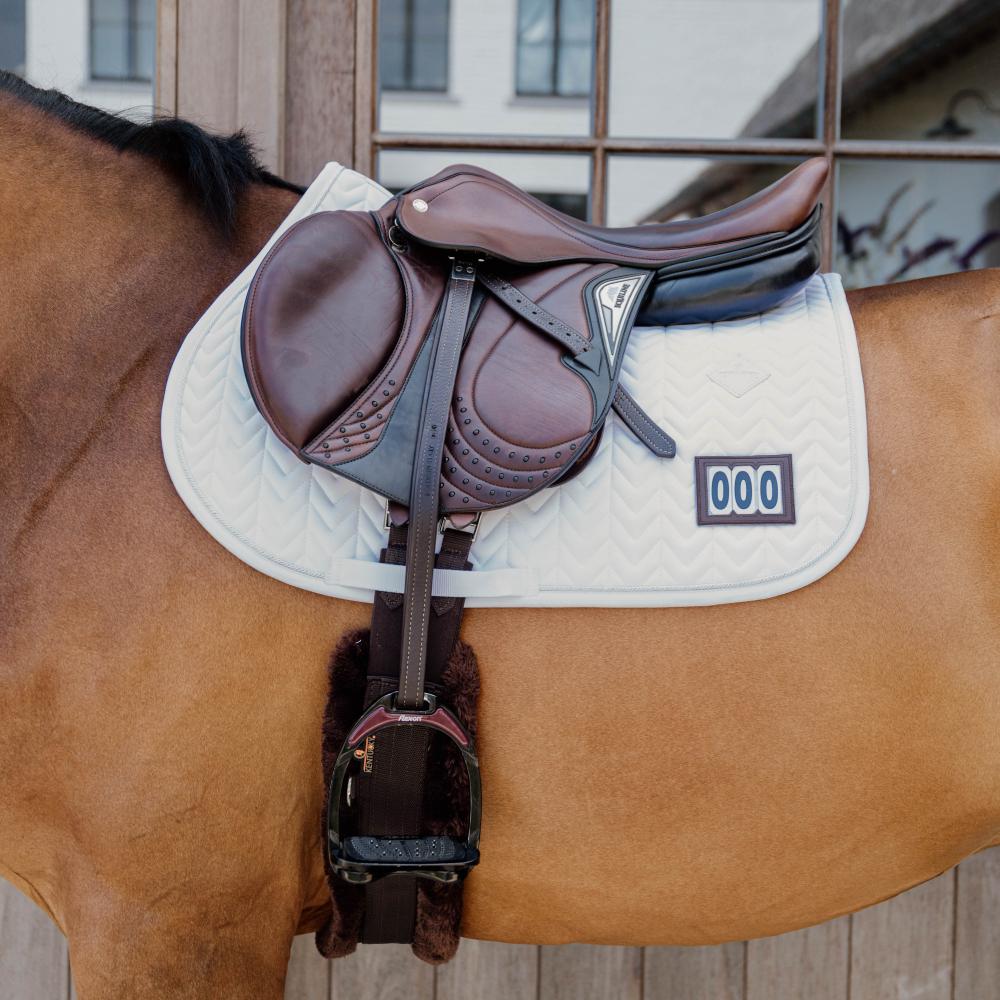 Kentucky Saddle Pad Fishbone Competition 2 numbers Jumping