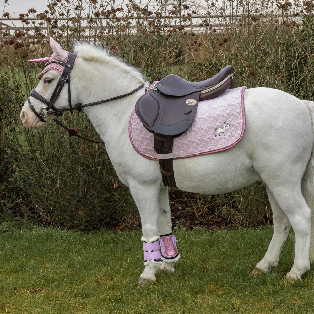 Saddle Pad Unicorn Head Glitter  | Kentucky Horsewear | Comfort — Image 2
