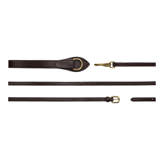 Full Leather Draw Reins 1/2" | Dy'on | PremiumLeather