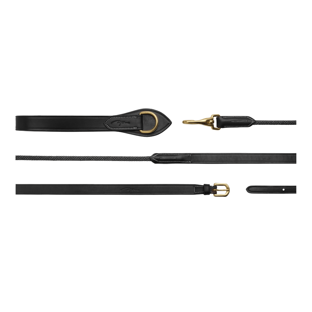 Leather/Nylon Draw Reins 5/8" | Dy'on | Control