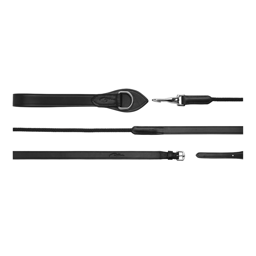 Leather/Nylon Draw Reins 5/8" | Dy'on | ComfortableGrip — Image 5