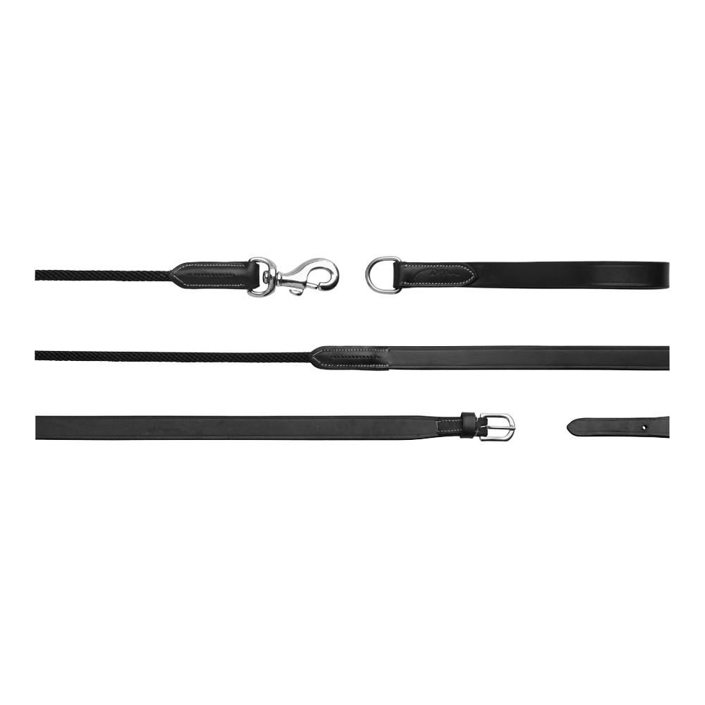 Leather/Nylon Draw Reins 5/8" | Dy'on | Control — Image 3