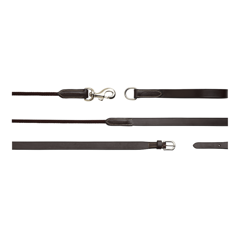 Leather/Nylon Draw Reins 5/8" | Dy'on | Control