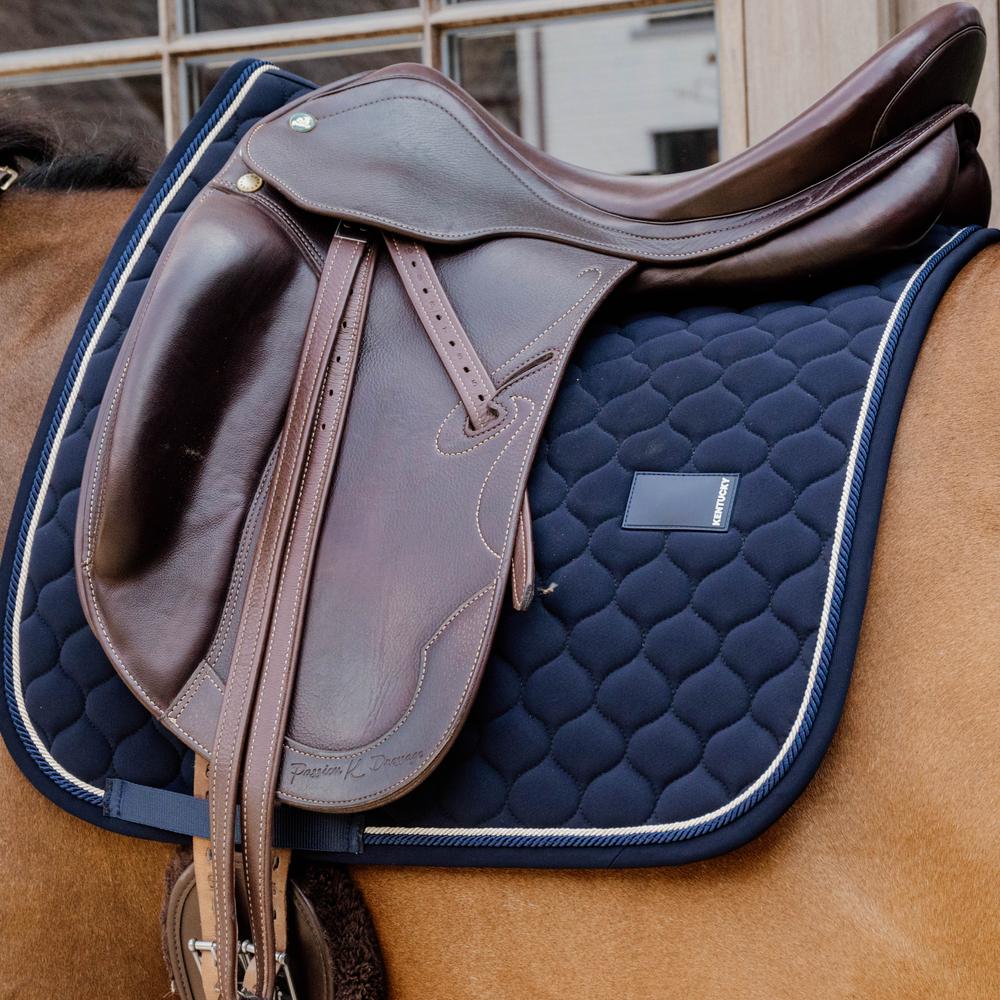Kentucky Saddle Pad Onion Quilt Rubber Logo Dressage