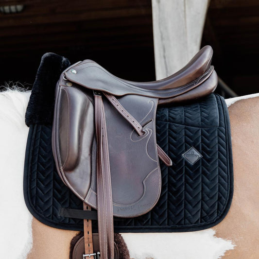 Skin Friendly Saddle Pad Velvet Dressage | Kentucky Horsewear | Skin-Friendly — Image 2