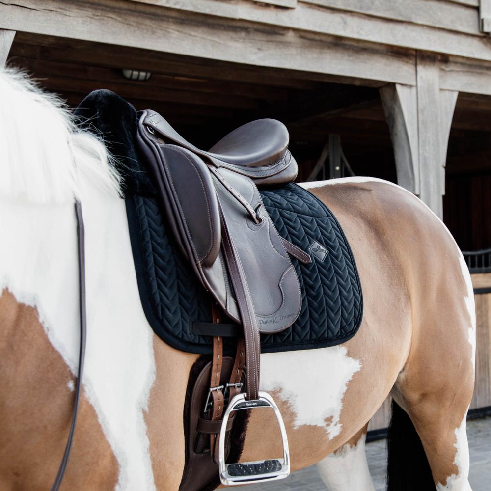 Skin Friendly Saddle Pad Velvet Dressage | Kentucky Horsewear | Skin-Friendly — Image 4