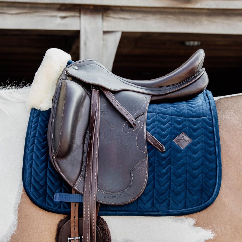 Skin Friendly Saddle Pad Velvet Dressage | Kentucky Horsewear | Skin-Friendly — Image 8