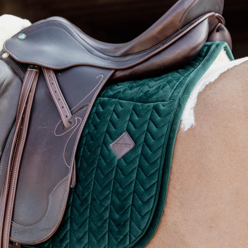 Skin Friendly Saddle Pad Velvet Dressage | Kentucky Horsewear | Skin-Friendly — Image 16