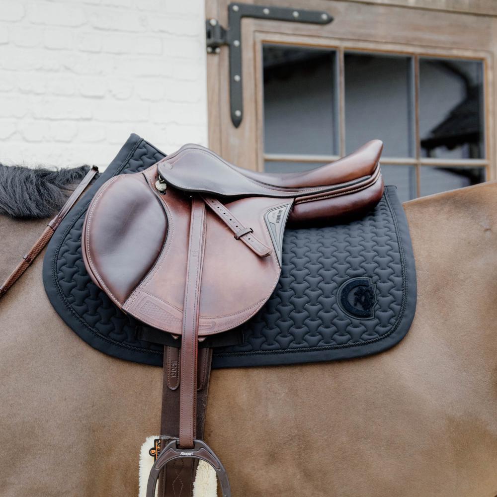 Saddle Pad Plaited 3D Logo Jumping | Kentucky Horsewear | Customisable — Image 12