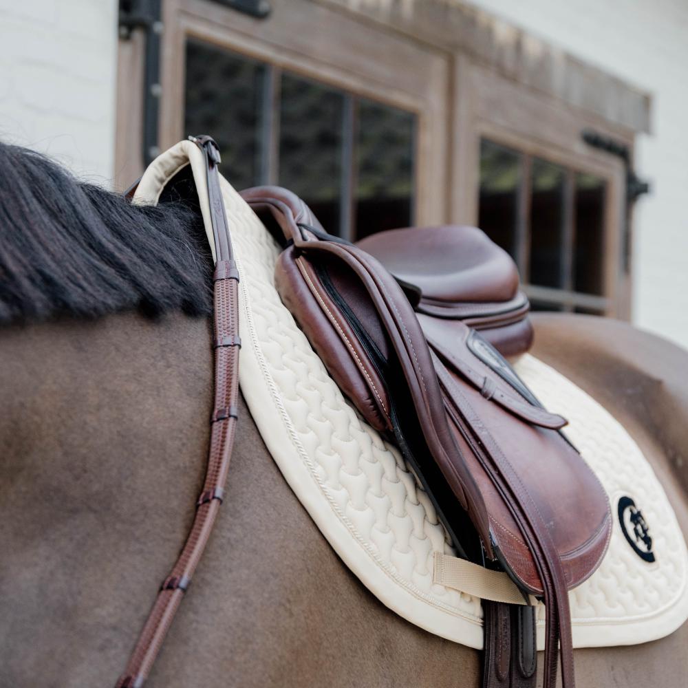 Saddle Pad Plaited 3D Logo Jumping | Kentucky Horsewear | Customisable — Image 19