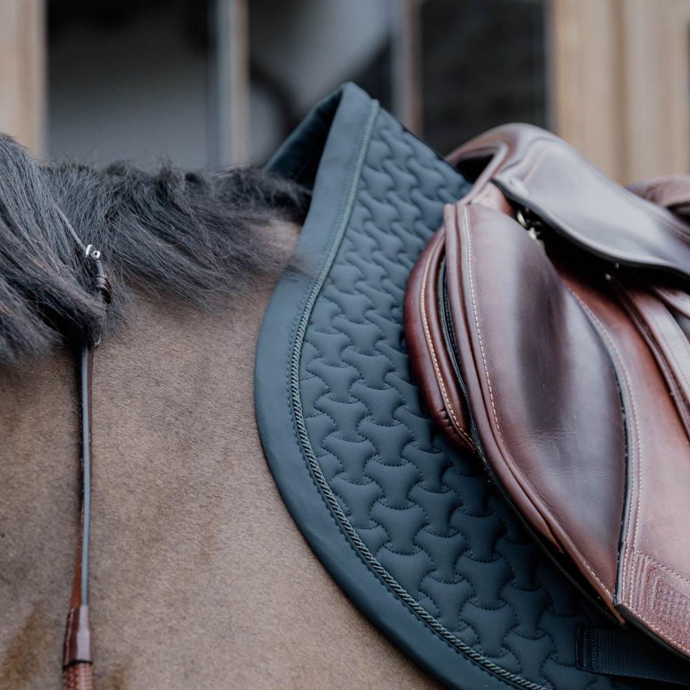 Saddle Pad Plaited 3D Logo Jumping | Kentucky Horsewear | Customisable — Image 3