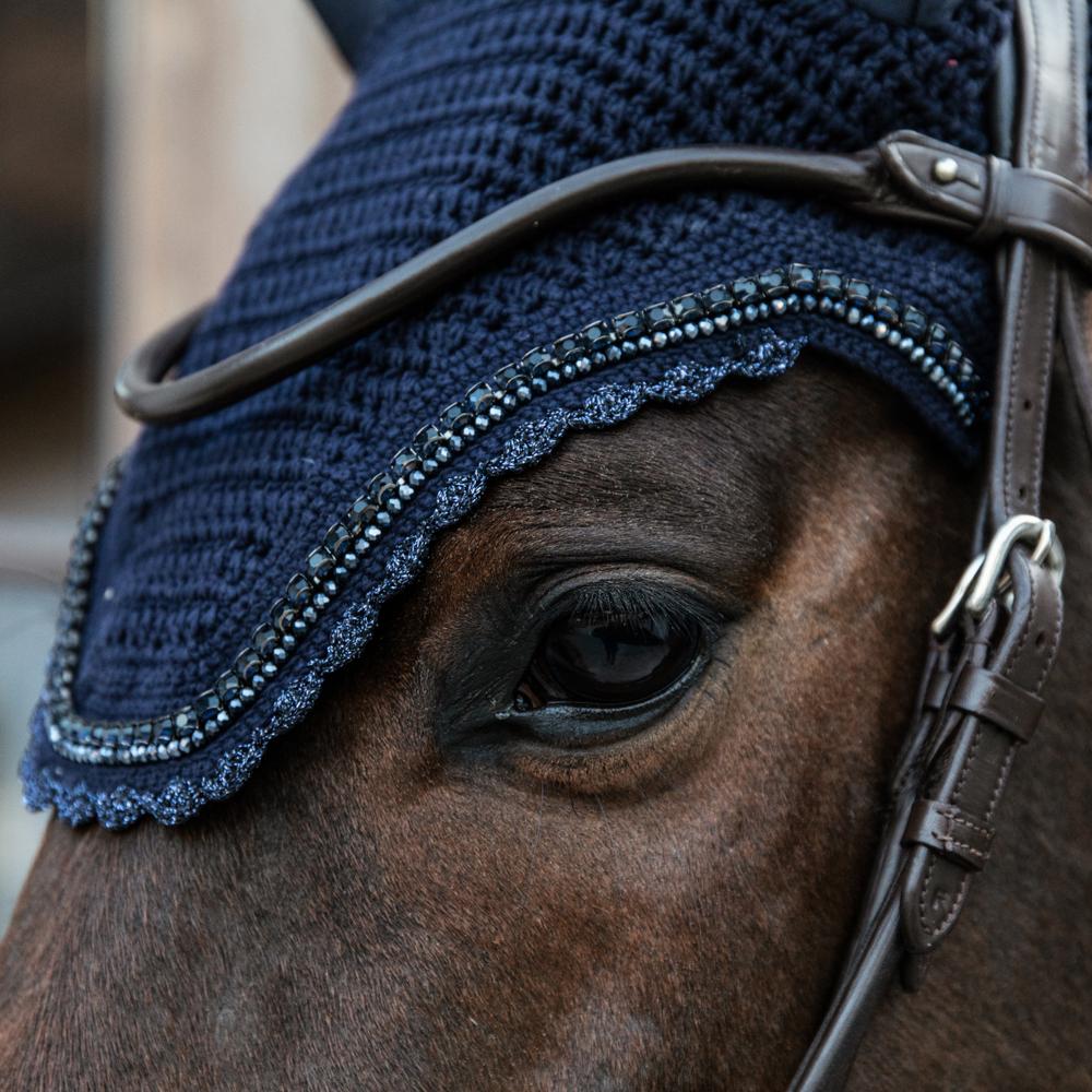 Fly Veil Wellington Stone & Pearl | Kentucky Horsewear | luxury — Image 20