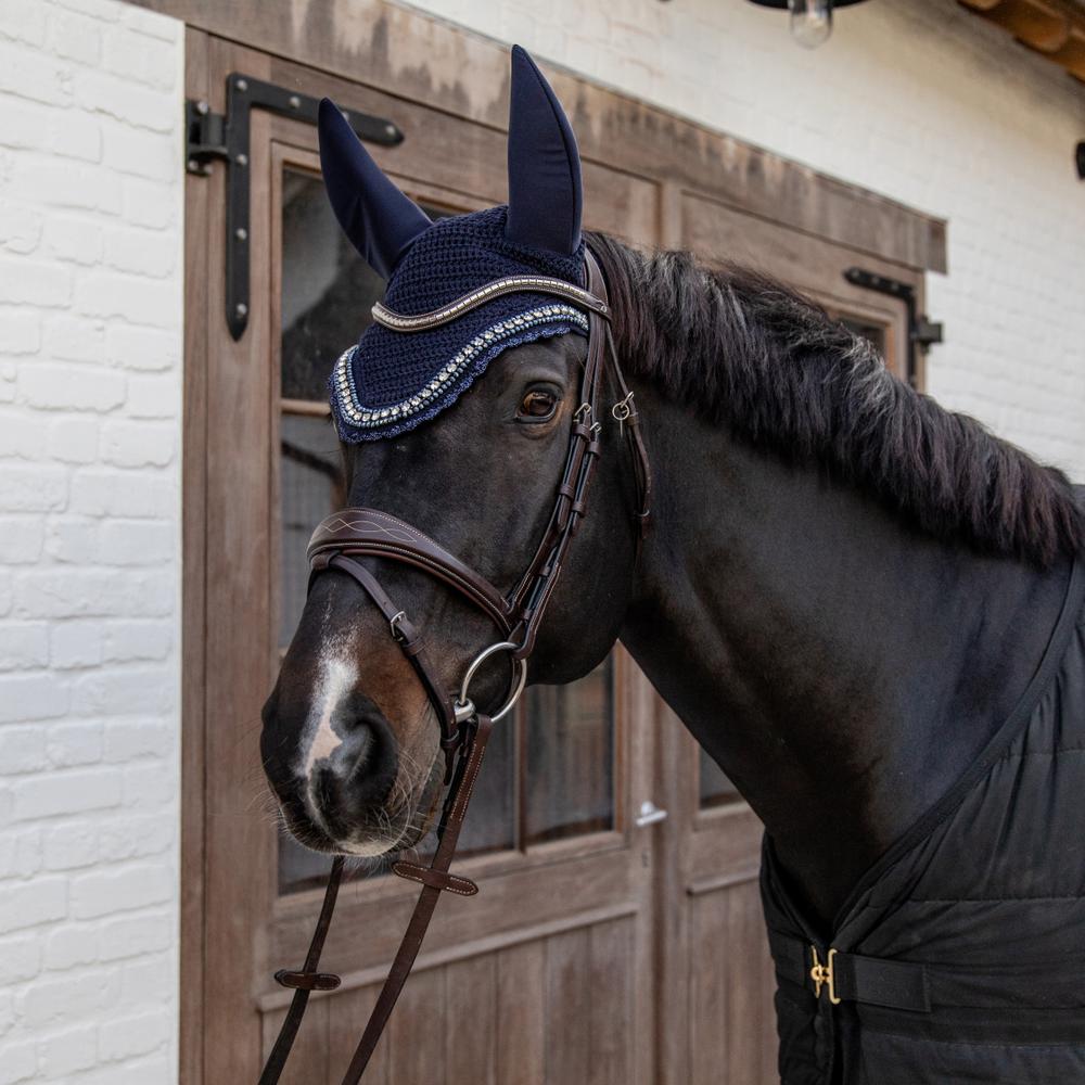 Fly Veil Wellington Big Stone & Pearl | Kentucky Horsewear | Stylish — Image 2