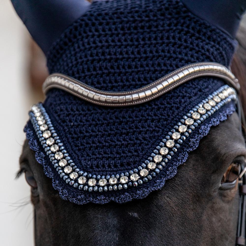 Fly Veil Wellington Big Stone & Pearl | Kentucky Horsewear | Stylish — Image 3